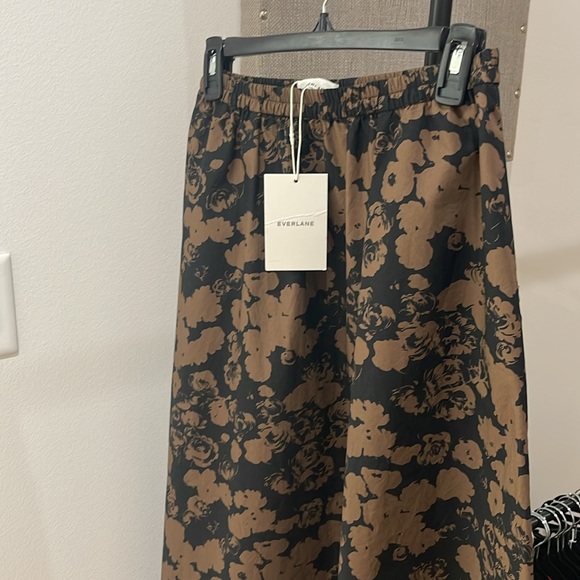COPY - Everlane 100% cotton black and brown maxi skirt - Picture 5 of 8